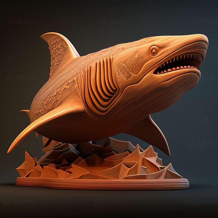 3D модель Carcharhinus porosus (STL)